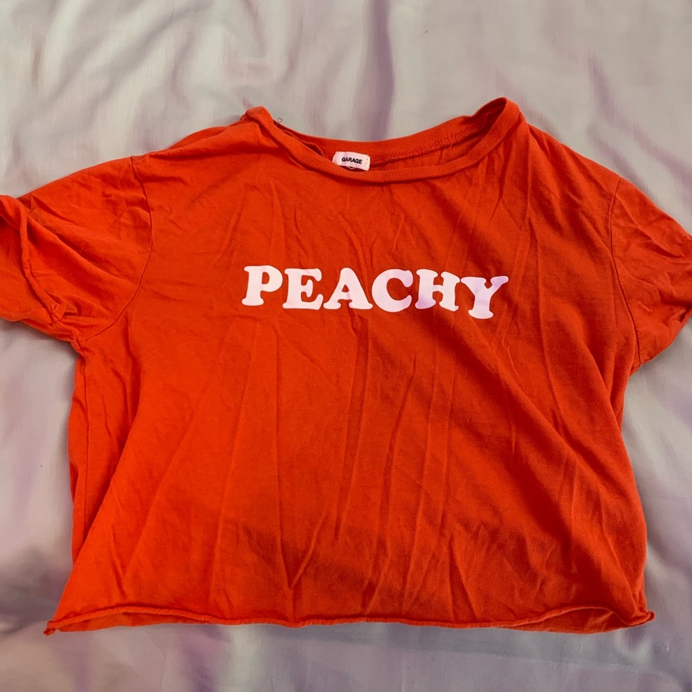 Orange Crop Top